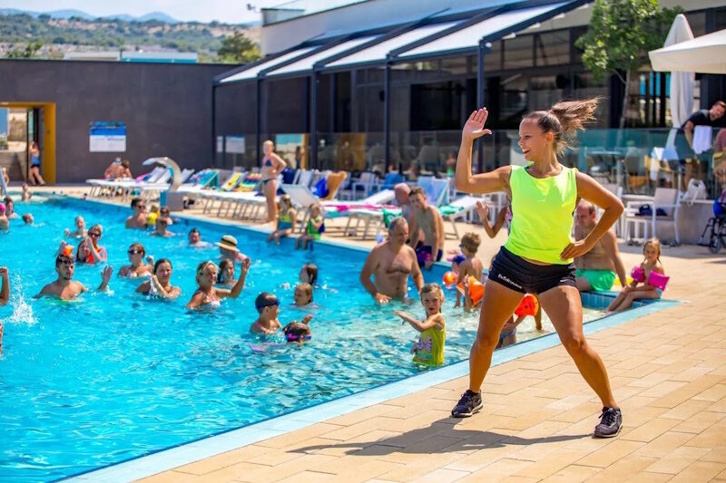 Camping Omišalj zwembad