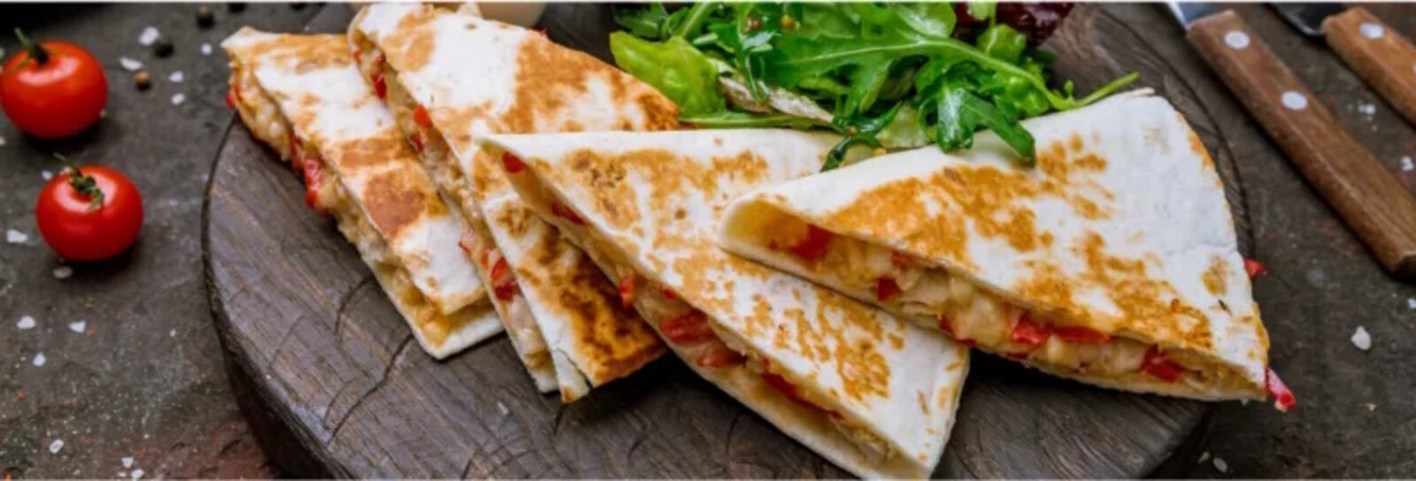 Quesadillas met kaas of gegrilde vulling ANWB Camping Inspiratie