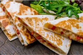 Quesadillas met kaas of gegrilde vulling